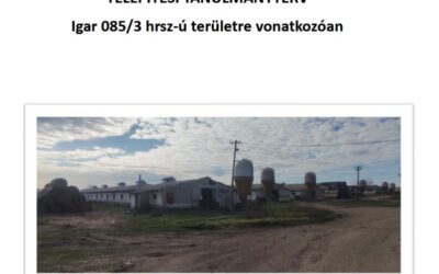 Igar 085_3 hersz területre telepítési tanulmányterv